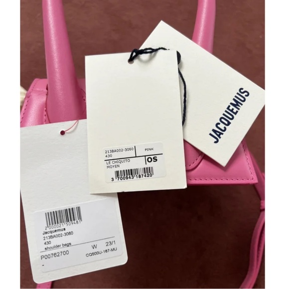 Jacquemus Le Chiquito Moyen Bag - Pink - Picture 4 of 9